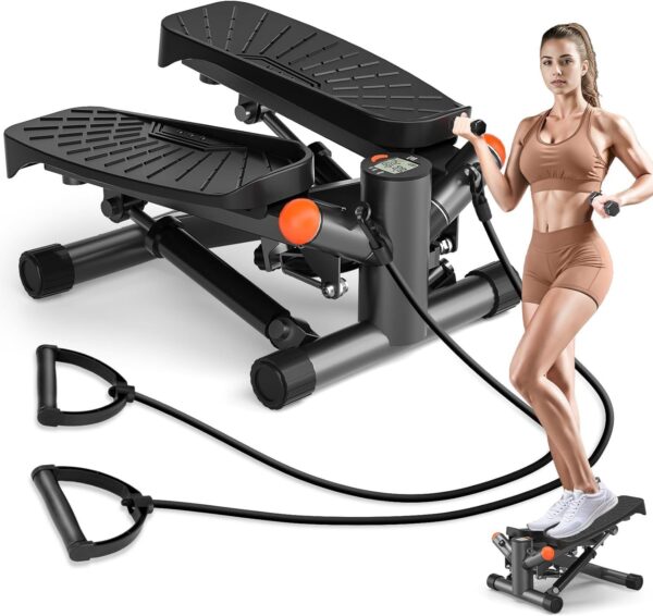 Mini tredemølle og stepmaskin for hjemmetrening