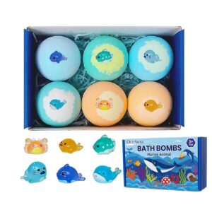 f8083a39-321e-4b3a-a58d-3f9889eca54d.jpg OceAura Bath Bombs Marine Animal – Badebomber Barn 3+ | 6 stk