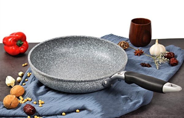 Havstein Stekepanne – Japansk Non-Stick Stekepanne med Steinbelegg