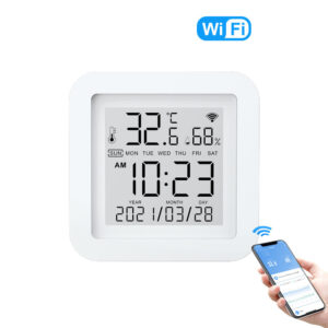 bb6ea793-b5d0-4754-b5d2-3bafcf6c6d4f.jpg Smart WiFi Termometer med Luftfuktighetsmåler – App, LCD-skjerm og Smart Home-støtte